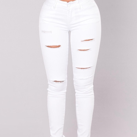Fashion Nova Denim - White fashion nova jeans